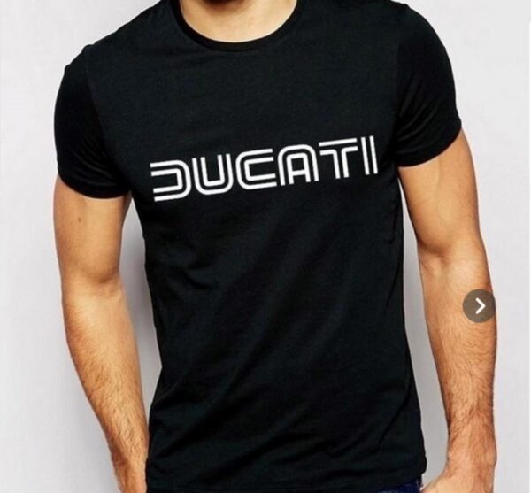 Fekete Ducati póló